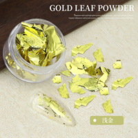 Feuilles Métalliques Dorées et Argentées pour Décoration d'Ongles, Accessoires de Manucure DIY, Logo Personnalisé, Vente en Gros
