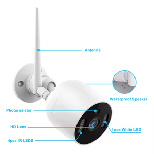 Tuya akıllı yaşam 4MP IP kamera açık WiFi ev güvenlik kamerası kablosuz gözetim WiFi Bullet su geçirmez IP Video HD Camara - Product Image 2