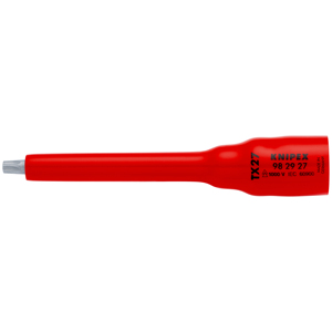 KNIPEX 98 29 27 Llave de vaso (hexágono doble) para TX27 123 mm - Product Image 1