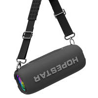 HOPESTAR P32 MAX 55W Altavoz Inalámbrico Portátil con Bluetooth, Resistente al Agua, Luz LED, TWS, TF, USB, AUX, FM, Bajos Profundos, Larga Duración de Reproducción