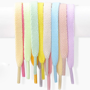 Cordones de Zapatos de Poliéster de Alta Calidad WEGOODZF, de 8 mm de Ancho, de una Sola Capa, Coloridos, Planos, para <span class=keywords><strong>Tenis</strong></span>, para Correr - Product Image 5