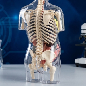 Nouveau modèle de torse de grossesse, modèle anatomique <span class=keywords><strong>du</strong></span> corps <span class=keywords><strong>humain</strong></span>, kit pédagogique scientifique transparent 4D <span class=keywords><strong>du</strong></span> corps féminin <span class=keywords><strong>humain</strong></span>. - Product Image 6