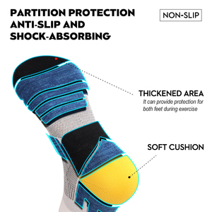 LONGFEI Vente en gros de chaussettes de sport de haute qualité pour femmes et hommes, avec logo personnalisé, chaussettes de <span class=keywords><strong>compression</strong></span>, chaussettes de course à pied, chaussettes de basket-ball - Product Image 3