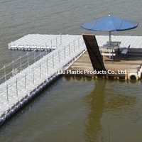 Plateforme flottante pour quai 1200*800*550mm en rotomoulage, pour la construction et le traitement de boîtes flottantes, destinée aux lacs intérieurs, rivières et mers