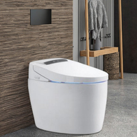 Toilette intelligente moderne de luxe AI WC Horow Bidet flottant Intelligence intelligente avancée Bidet intelligent certifié à distance pour salle de bain