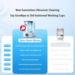 Máquina de Lavar Portátil Mini com Duas Cubas para Meias e Roupas Íntimas - Product Image 2