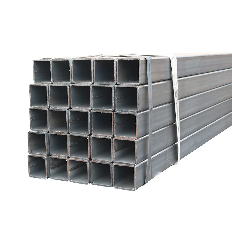 Bonne vente tube creux en acier au carbone taille 150*150mm 25*50mm Q235 Ss400 Q235B carré noir/rectangulaire tuyau en acier au carbone