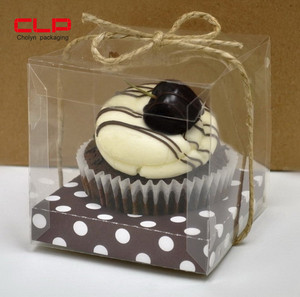 Có thể tái chế rõ ràng PVC cupcake hộp bánh trong suốt và Bộ hộp quà tặng - Product Image 2