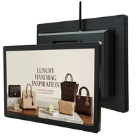 Pantalla Digital de Señalización de 55 Pulgadas con Sistema Android para Montaje en Pared, Gráficos Animados LCD para Interiores, para Tiendas Minoristas y Restaurantes