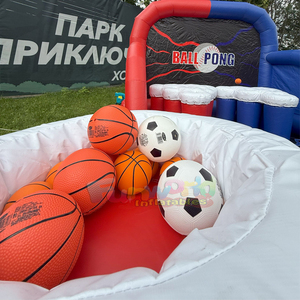 Outdoor giant carnival party interactive IPS sports <b>inflatable</b> beer pong games with spotlights - Product Image 6