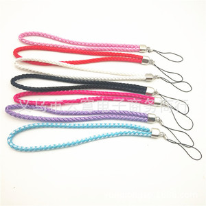 สายคล้องโทรศัพท์มือถือ เชือก PU ขนาด 6 มม. พร้อมเชือกฝ้ายสำหรับแฟลชไดรฟ์ USB และอุปกรณ์เสริมโทรศัพท์ - Product Image 1