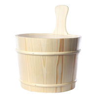 Cubo de sauna moderno de madera maciza con ventanas de travesaño para accesorios de sala de vapor post-sauna