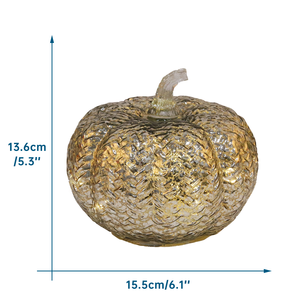 ไฟ LED ฟักทองฮาโลวีนแบบคลาสสิกไฟ LED AAA ใช้แบตเตอรี่<span class=keywords><strong>ไร้</strong></span><span class=keywords><strong>สาย</strong></span>เป็นมิตรกับสิ่งแวดล้อมกระจกทนทานปลอดสารพิษจาก Diwali ramadan - Product Image 6