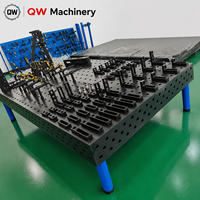 Table de soudage industrielle nitrurée, table de fixation 3D pour soudage à surface durcie à l'azote avec kits de serrage complets