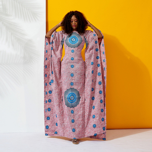 Shenbolen D'impression De Cire Africaine Ankara Style Chauve-Souris Motifs <span class=keywords><strong>Robe</strong></span> de Soirée - Product Image 5