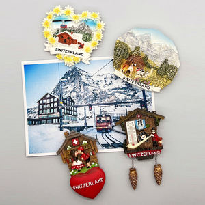 Pays d'europe <span class=keywords><strong>suisse</strong></span> souvenir touristique Zermatt chocolat Luzern Jungfrau souvenirs aimants de réfrigérateur souvenirs touristiques - Product Image 5