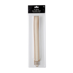 Correa de cincha de 4 cm beige para bolso, 120 unidades, empaque transparente - Product Image 1