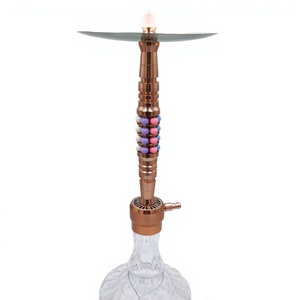 SHISHA YUOTO 2412-ANNIE Ensemble de chicha classique en métal avec éclairage LED pour fumer la chicha - Product Image 1