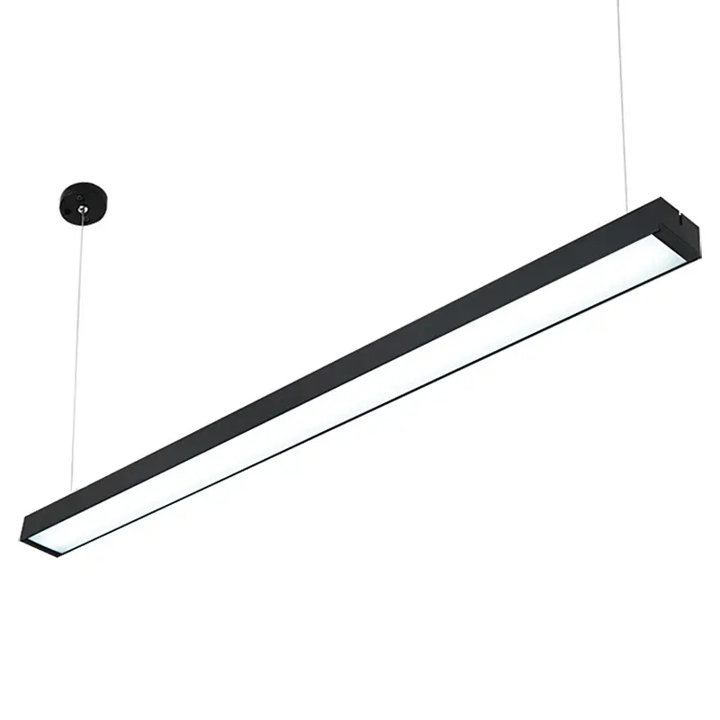 Proyek Diskon Besar Lampu Tabung LED Rumah Aluminium Lampu Gantung Linear 18W 24W 36W Lampu Batten Led untuk Kantor