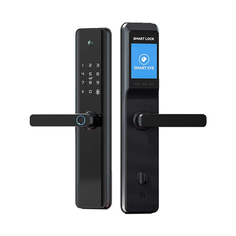 XUGUANG Hochwertiges Finger abdruck passwort biometrisch sicher Smart Lock schlüssel loses Eingangstür schloss für die Haustür