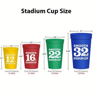 Gobelets de stade personnalisés OEM à prix abordable, en plastique, pour bière, mariage, fête, événement, avec logo - Product Image 3