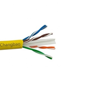 Changbao vượt qua bài kiểm tra 305m 4-Pair Cat 6 Ethernet mạng cáp <span class=keywords><strong>UTP</strong></span> FTP 0.5 0.52 0.54 0.57mm cáp thông tin liên lạc - Product Image 2