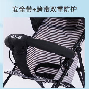 รถเข็นเด็กเฮเป่า น้ำหนักเบา พับได้ 4 ล้อ สำหรับเดินทางในฤดูร้อน แบบร่ม สำหรับเด็ก - Product Image 3