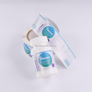 Etiquetas Adhesivas Personalizadas Impermeables de PP para Productos Médicos, para Embalaje de Botellas, Impresión UV, Estampado en Caliente con Lámina Dorada - Product Image 3