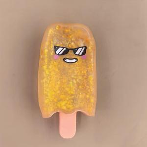 Juguete Antiestrés de la Serie Helado, Popular, con Polvo Dorado Brillante, Azúcar de Malta Dorado, Realista, de Rebote Lento - Product Image 6
