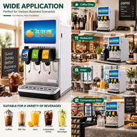 Machine à boissons gazeuses commerciale OEM ODM à 3 robinets, distributeur de soda pour les magasins de proximité