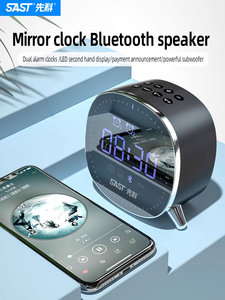High Quality Multifunction Mirror with Dual Alarm <strong>Digital</strong> Clock for <strong>Bluetooth</strong> <strong>Speaker</strong> Endurance Battery TF Card Gift - Product Image 2