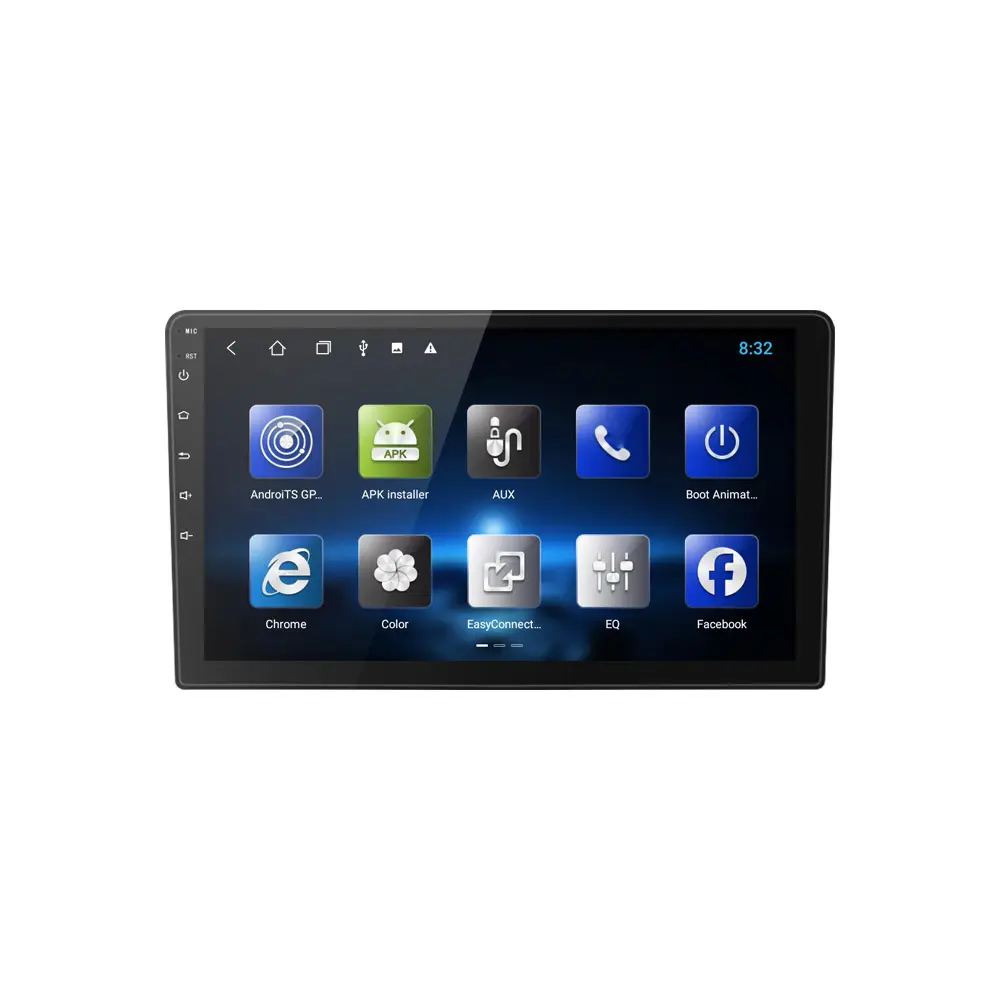 MCX 9 Zoll Double Din Stereo Android DVD-Player Bt-System Universal Head Unit Auto bildschirm mit GPS-System Multimedia-Autoradio