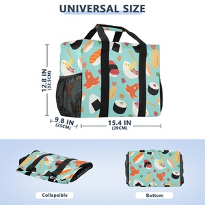 New Arrival Custom Charlottes Pattern <b>HandBag</b> Lifestyle Large Capacity Tote Reusable Grocery Shopping Bag for Women - Product Image 3