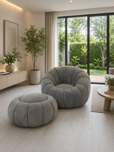 Dynamic Soccer Themed Lounge Seating Arrangement with Custom Premium Fabric for Living Room - Product Image 3