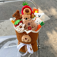 Couette en coton PP super douce, cadeaux créatifs pour la remise des diplômes, Thanksgiving, la Saint-Valentin, jouets en peluche Capybara