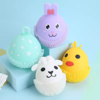 Jouets anti-stress en forme d'animaux en PU pour la Pâques : mouton, poulet, lapin, pour adolescents