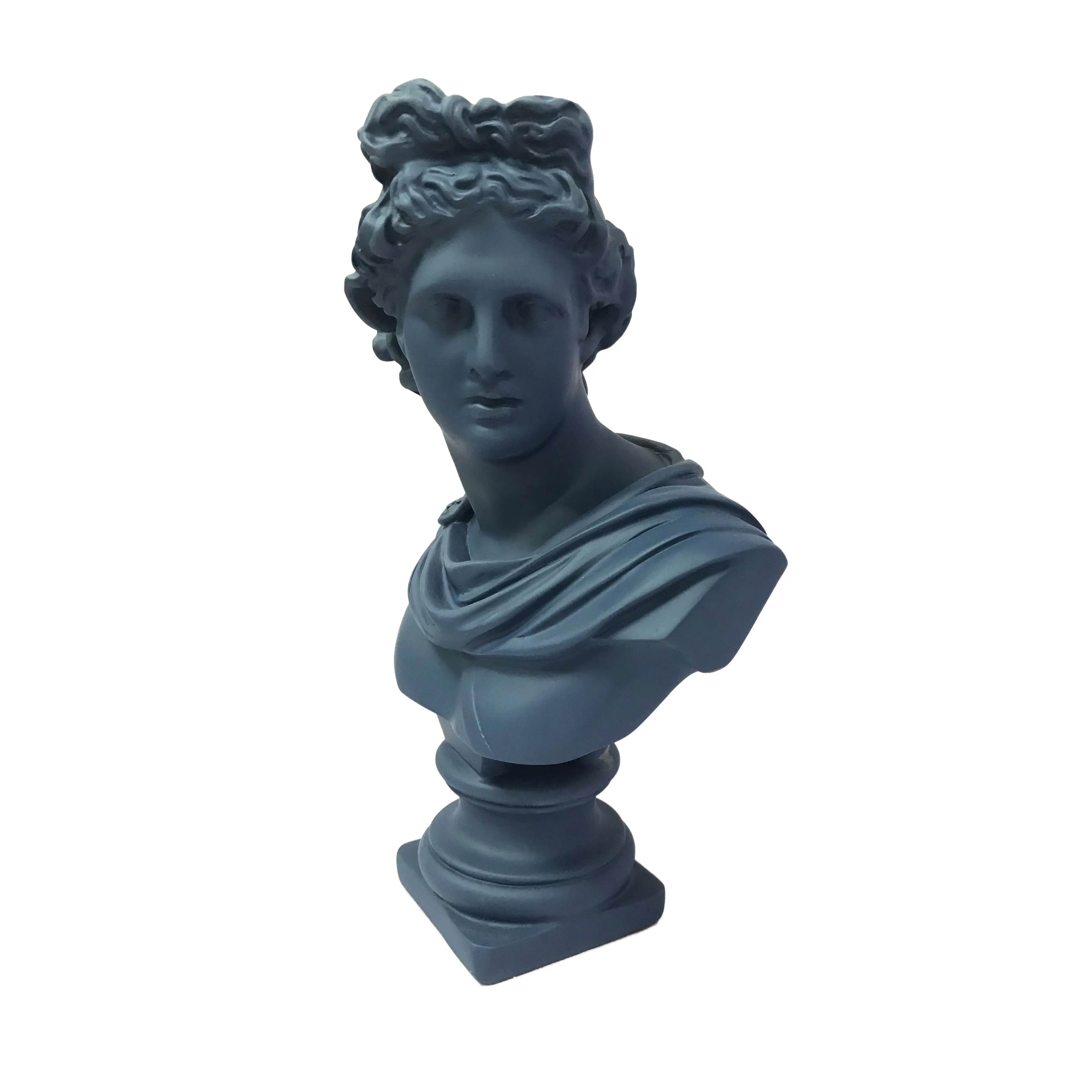 Groothandel Apollo Hars Sculpturale Buste Dame Sculptuur Griekse Godin Buste Standbeeld Home Decor Souvenirs