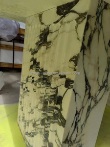 Tavolo da pranzo di lusso Calacatta Viola per 5 stelle tavolo da pranzo in marmo - Product Image 3