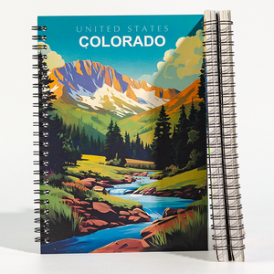 Blank Inner Travel Planner 2026 Spiral Binding Softcover Customization Journal <strong>Notebook</strong> - Product Image 2