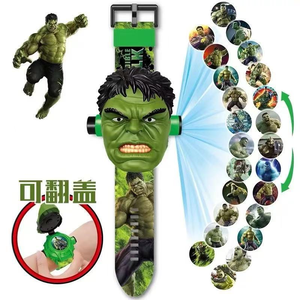 Montre électronique lumineuse Kuromi Spider-Man avec projecteur numérique pour enfants, montre à bracelet avec 24 images d'anime - Product Image 5