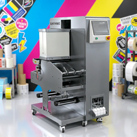 Machine d'impression numérique d'étiquettes en papier à passage unique à base d'eau Sunthinks pour l'impression de stickers