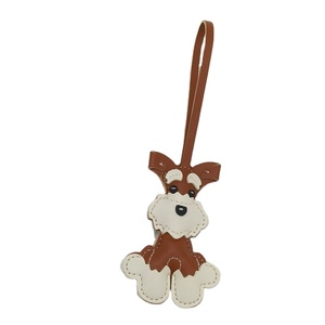 Pendentif de sac à main en cuir PU pour chien Schnauzer personnalisé-Porte-clés de voiture design pour femme, ornement animal, cadeau pour les amoureux des chiens - Product Image 1