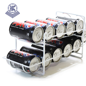 Étagère de rangement pour distributeur de boissons sur comptoir personnalisée, étagère en fil métallique pour réfrigérateur, présentoir pour canettes de soda - Product Image 1