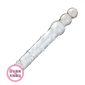 Verlängerter Transparenter Simulierter Glas-Analplug Doppelköpfiger Drache Lesbische Masturbation Flirten Weibliches Erwachsenen-BDSM-Spielzeug - Product Image 4