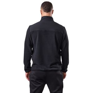 Sudadera de Forro Polar Negro para Hombre, con Cierre de Cremallera de un Cuarto, Manga Larga, Térmica, para Entrenamiento al Aire Libre, Ropa Deportiva de Invierno - Product Image 2