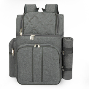 Sac à dos isotherme pour pique-nique et barbecue en plein air, personnalisé, BSCI, vente chaude, imperméable, pour 4 personnes avec <span class=keywords><strong>couverture</strong></span> de pique-nique - Product Image 2