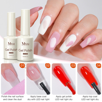 Kit professionnel de vernis à ongles avec ensemble acrylique et gel, lampe LED UV, outils d'extension d'ongles en forme de main