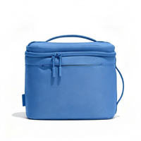 Sac à lunch isotherme, porte-aliments thermique, doublure en aluminium, fermeture à glissière, léger, réutilisable pour les voyages et les pique-niques