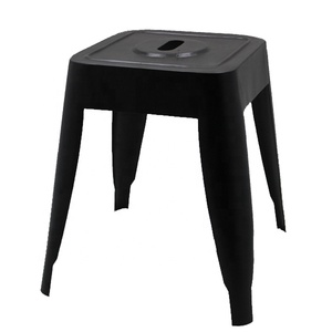 เก้าอี้เหล็กสี่เหลี่ยมสีดำด้านออตโตมานแบบโมเดิร์นเฟอร์นิเจอร์ในบ้านสไตล์ใหม่สำหรับเฟอร์นิเจอร์ห้องนั่งเล่น - Product Image 1