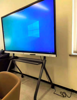 Tableau blanc interactif de visioconférence intégré à fonctionnalités multi-touch à affichage intelligent Ultra HD 4K